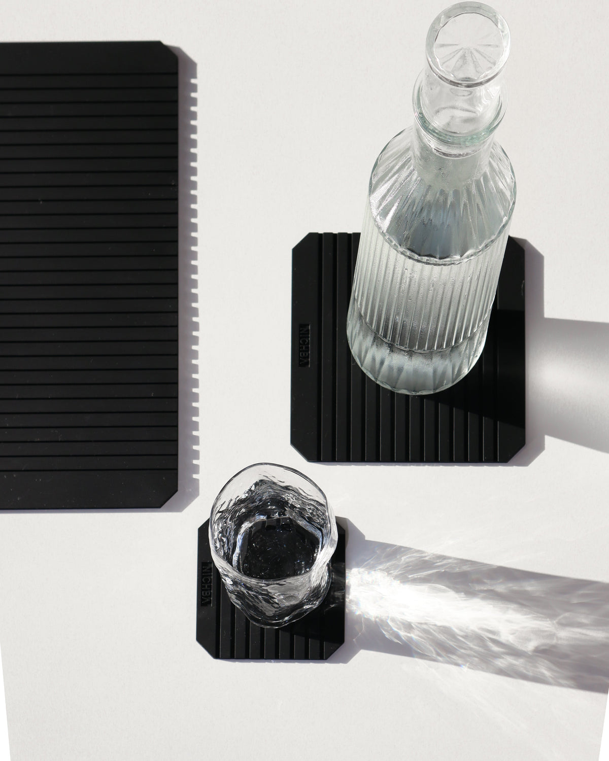 Bordskåner til glas