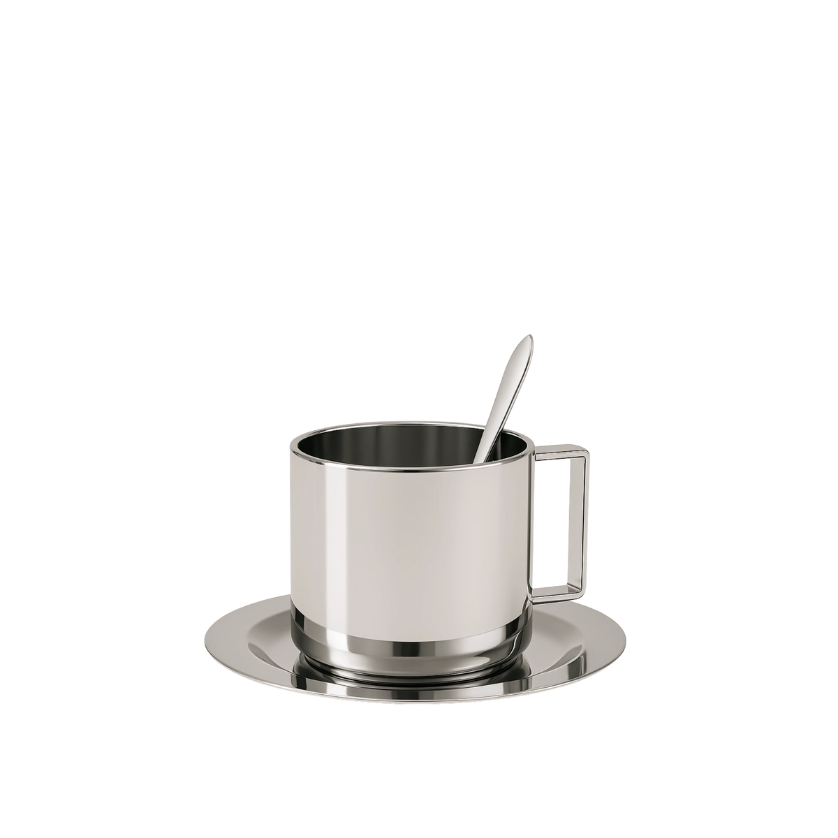 Kaffeeset aus Edelstahl