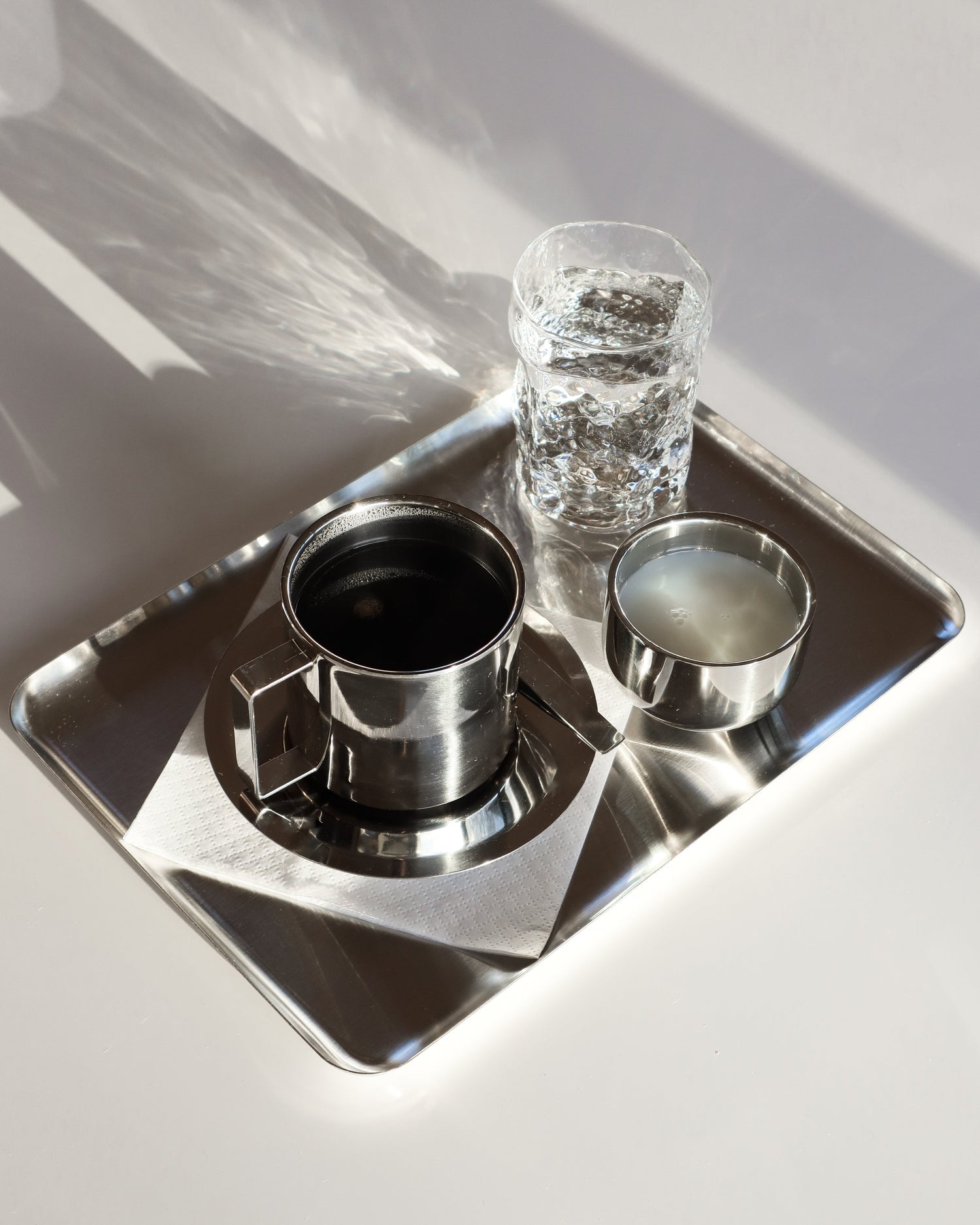 Stainless steel tray - Large