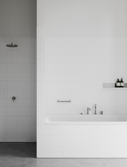 Regal 30 cm – Gebürsteter Edelstahl